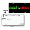 thumbnail image 3 of Ciudad De Mexico Aluminum Vanity License Plate, 6'' x 12'' – Reflective Lettering & Graphics, Tourist Souvenir Gift Sign, 3 of 6