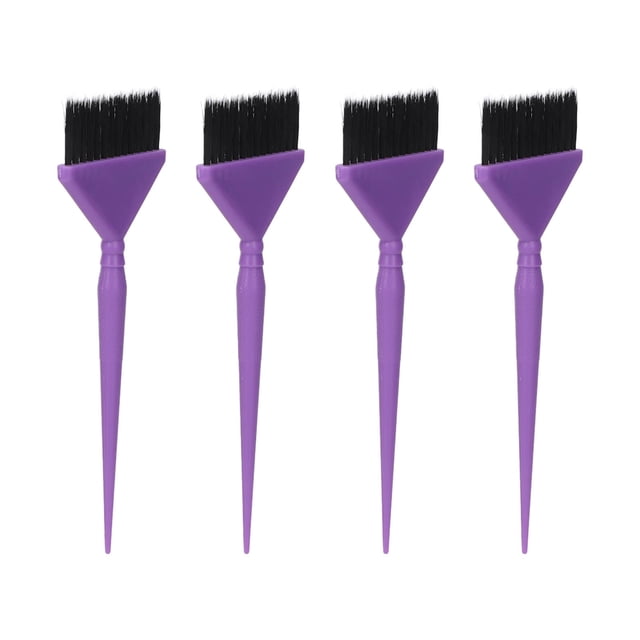 Cepillo de color del Cabello, aplicador de color tinte cola larga 4pcs fáciles de aplicar cerdas Suaves Profesionales para el HOGAR