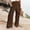 Brown, variant on Womens Clearance Under $10,AXXD Loose Wide Leg Pants High Waist Straight Pants Solid Pants Jumpsuit For Women Clearance Under $10 00 Brown 10