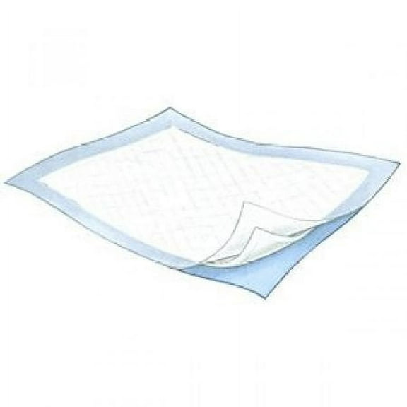 UNDERPAD, WINGS FLUFF LT BLU 23"X24" (200/CS)