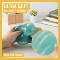 thumbnail image 3 of Coconut Oil Squishy Ball Handmade Reusable Slow Rising Squeeze Ball Ultra Soft Non Sticky Portable Stretchy Sensory Squishy for Hand Use, 3 of 7