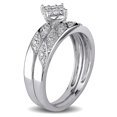 thumbnail image 4 of Everly Women's Diamond Sterling Silver Bridal Set, 4 of 7