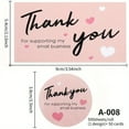 thumbnail image 3 of "Thank You for Supporting My Small Business" Stickers - Waterproof Self-Adhesive Durable Sealing Stickers with Elegant Cursive Script & Heart Design, Mixed Colors for Envelopes, Gift Packaging,, 3 of 11