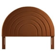 thumbnail image 5 of Headboard, Queen, Brown, Velvet, Hotel Bedroom, Modern Contemporary, HB38131, 5 of 7