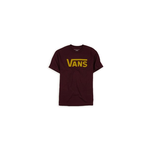 Vans Classic Logo Graphic playera para hombre, rojo, grande Vans Camiseta gráfica