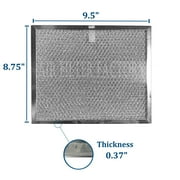 Air Filter Factory 8-3/4 x 9-1/2 x 3/8 Range Hood Aluminum Grease Filter