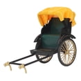 thumbnail image 3 of Retro Rickshaw Model, Rickshaw Model Simulation Nostalgic Multipurpose  For Bookshelf Gold,Dark Green, 3 of 8