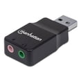 thumbnail image 1 of Tarjeta de Sonido Externa Manhattan USB 152754 con Salida de Sonido, 1 of 2