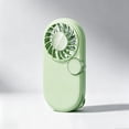thumbnail image 6 of AuroraX Green Portable Pocket Fan Rechargeable Mini Handheld Fan Rechargeable Lightweight Battery Operated Quiet Fans for Wedding Guests, 6 of 6