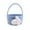 Blue-1, variant on geerera Easter Cotton Rope Storage Basket With Handles, Convenient Bunny Storage Basket,Easter Eggs Hunt Baskets,Desktop Storage Basket,for Girls, Boys, Toddler, Babies,5x8inch