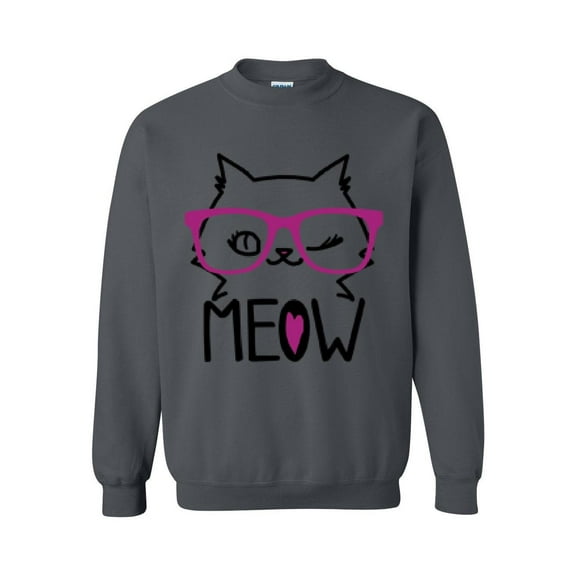 MmF - Women Sweatshirts and Hoodies, up to Size 5XL - Meow Cute Cat Kitty