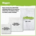 thumbnail image 4 of Crocodile Cloth Auto Cleaning Wipes - Heavy Duty Degreaser - 600 Giant Wipes, 6-Pack Case, 4 of 7