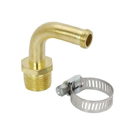 JEGS High-Flow Fuel Fitting 90º Elbow
