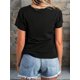 thumbnail image 2 of Women's Black & White T-Shirt - "Grandma is Beautiful" Spanish Graphic Print with Colorful Hearts, Flowers & Bees - rthday Gift for Her, Seasonal Fashion, Trendy Style, Breathable Material, ShSoft St, 2 of 6