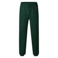 thumbnail image 2 of LEEy-world Pants for Men Men's Workout Pants Elastic Waist Jogging Running Pants for Men with Zipper Pockets Green,3XL, 2 of 4