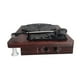 thumbnail image 5 of Reproductor de vinilo para decoración del hogar, fonógrafo con altavoces integrados, compatible con 3 velocidades, 5 of 9