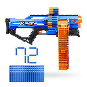 XSHOT Insanity Mad Mega Barrel Foam Blaster with 72 Darts