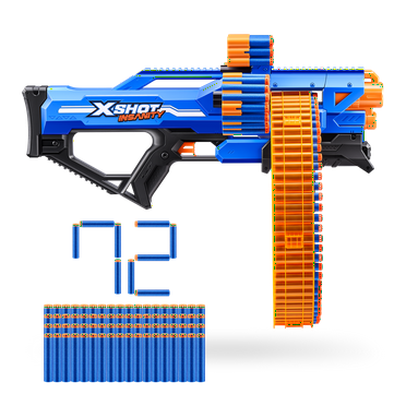 XSHOT Insanity Mad Mega Barrel (72 Darts), Air Pocket Technology, Outdoor blaster by ZURU, Ages 8 
