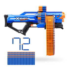 XSHOT Insanity Mad Mega Barrel (72 Darts), Air Pocket Technology, Outdoor blaster by ZURU, Ages 8 