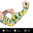 thumbnail image 3 of Balery Lemon Seamless Pattern Oil Painting Effect Cooling Arm Sleeves for Men & Women – Breathable, Moisture-Wicking Arm Sleeves for Women, Men & Kids, 3 of 8