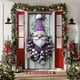 thumbnail image 4 of Adornos navideños, cubierta de puerta navideña de 35 x 71 pulgadas - Patrón de Papá Noel - Decoración de puerta para el día de Navidad - Decoración para fiestas de festivales Cubierta de puerta de pol, 4 of 4