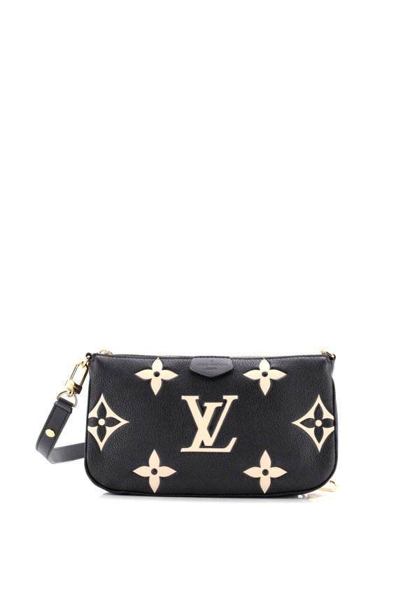 Pre-Owned Multi Pochette Accessoires Bicolor Monogram Empreinte Giant By Rebag