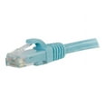 thumbnail image 1 of C2G Câble Ethernet 25 Pieds Cat6a Snagless Unshielded (UTP) Patch - Câble Patch - RJ-45 (m) à RJ-45 (m) - 25 Pieds - UTP - CAT 6a - Moulé, Snagless, Strains - aqua, 1 of 4