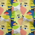 thumbnail image 1 of oneOone Cotton Silk Medium Yellow Fabric Abstracts Fabric For Sewing Printed Craft Fabric By The Yard 42 Inch Wide, 1 of 5