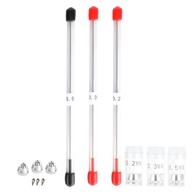 Piezas de repuesto de la Tapa de la Aguja de la Boquilla del aerógrafo Sincero 0,2/0,3/0,5 mm