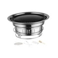 thumbnail image 4 of Almencla Gril Barbecue Rond Four Gril de Camping pour Plage Réunion D'Amis Jardin D, 4 of 8