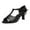 Black, variant on Women'S Chunky Heel Sandals Women's Color Fashion Prom Ballroom Latin Dance Shoes Sandals Women's Block Heel Ankle Strap Heeled Sandals