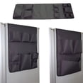 thumbnail image 2 of BUYISI Hanging Mini Fridge Caddy Organizer Storage Bag For Dorm, Office, Kitchen, Home is Black, 2 of 8
