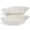 Ivory, Set of 2, variant on Kook Au Gratin Baking Dishes, Ceramic, Set of 2, 18 oz, White