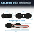 thumbnail image 2 of Car Brake Piston Caliper Spreader Brake Caliper Press Tool Separator Pad Red, 2 of 5