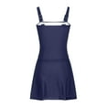 thumbnail image 5 of DGMIOCS Maillot de Bain Modeste pour Femme Ensemble Tankini pour Femme Bleu Marine TG, 5 of 5