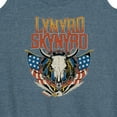 thumbnail image 3 of Lynyrd Skynyrd - Americana Steer Skull - Women's Racerback Tank Top, 3 of 5