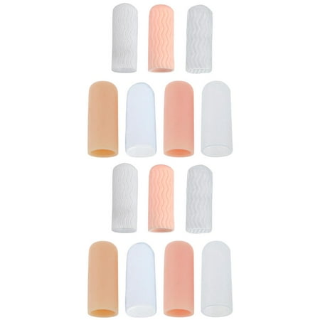 

NUOLUX 7 Pairs Finger Sleeves Practical Anti-slip Finger Protectors (Assorted Color)