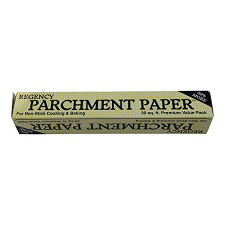 Non Stick Parchment - Regency Parchment Paper Non Stick Cake Pan and Cookie Sheet Liner for Cooking and Baking, 30 ft Roll