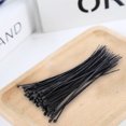 thumbnail image 3 of Baohd 100pcs Cable Ties 3x150mm Reusable Standard Self-locking Plastic Nylon Wire Zip String Tie,Black, 3 of 8