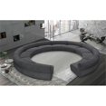 thumbnail image 2 of Meridian Furniture Bale Grey Chenille Fabric Modular Sofa, 2 of 13