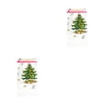 thumbnail image 2 of Injueey Mantel desechable de Navidad, mantel Rectangular con estampado de dibujos animados de PVC, suministros de decoración de ambiente para fiesta de árbol de Navidad 2piezas Injueey CBP016414, 2 of 5