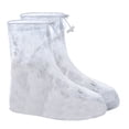 thumbnail image 1 of Dot Printed Water Proof Shoes Boot Cover for Rainy Days PVC Material with Zipper and Elastic Band Anti Slip, 1 of 4