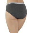 thumbnail image 3 of Women's Heather Low Rise Briefs, 6+1 Bonus Pack, 3 of 3