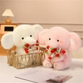 thumbnail image 5 of Elephant Stuffed Animal with Rose, 11.8 Inch Soft Stuffed Elephant Plush, Adorable Plush Toy Pillow, Birthday Christmas Valentine's Day Gifts for Kids, Girls and Boys, Comfortable Hugging Cushion, 5 of 8