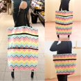 thumbnail image 5 of SeekLGT Foldable Shopping Cart with Wheels Reusable Grocery Bag on Wheels Portable Rolling Trolley Bag Heavy Duty Collapsible Shopping Cart for Supermarket Travel Errands, 1 pc, 5 of 6