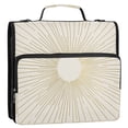thumbnail image 5 of FORMRS Zipper Binder with Shoulder Strap 2-inch Ring 500 Sheet Capacity File Bag, Sunshine, 5 of 5