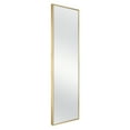 thumbnail image 2 of Better Homes & Gardens Metal Over-the-Door Mirror with Hardware, 14.5X51 IN, Brass Finish, 2 of 10