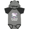 thumbnail image 3 of Inktastic My Auntie Loves Me Unicorn Girls Baby Bodysuit, 3 of 5