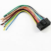 XScorpion JVC16000 Universal 16-Pin Wiring Harness with Aftermarket Stereo Plugs for Jvc