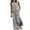Black, variant on 50% Off Clear! Aoujea Dresses for Women 2024 Wedding Guest Dresses Casual Sleeveless O-Neck Solid Fork Opening Dress in Season